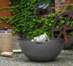 Feuerschale CookKing Dallas Aus Stahl | Rund | Extra Tief -Heizungsanlagen Geschaft 052401016 ohne deckel 4 4 104596
