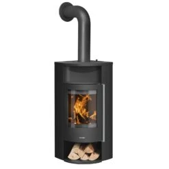 Kaminofen ORANIER Polar Neo Eck 5 Kaminofen ORANIER Polar Neo Eck -Heizungsanlagen Geschaft 5486 11 Polar Neo Eck StahlSchwarz Holzfach offen F nL 4 102225