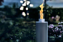 Feuersäule GRDN Kalayo Tubo | Glas / Edelstahl -Heizungsanlagen Geschaft Feuersaeule GRDN Kalayo tubo Glas Edelstahl 054001001 5 121748