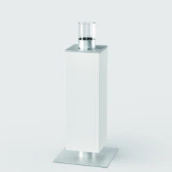 Feuersäule GRDN Kalayo Tubo Q | Glas / Edelstahl