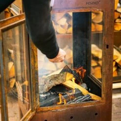 Gartenkamin FORNO DIGNA | Cortenstahl -Heizungsanlagen Geschaft Gartenkamin FORNO DIGNA Cortenstahl 023402001 4 119389