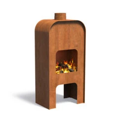 Gartenkamin FORNO GAP | Cortenstahl