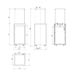 Gartenkamin Kratki Patio Mini Stahl -Heizungsanlagen Geschaft Gartenkamin kratki Patio Mini 021601004 4 126530