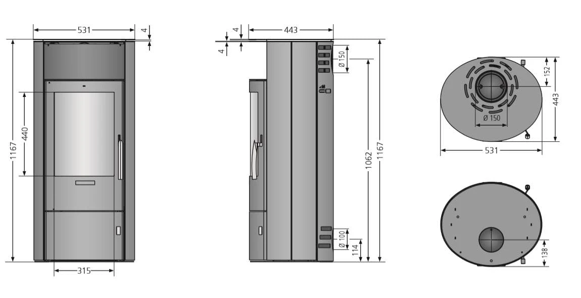 Kaminofen ORANIER Polar 7-2.0 Kaminofen ORANIER Polar 7-2.0 -Heizungsanlagen Geschaft Kaminofen ORANIER Polar 7 20 011401007 4 120509