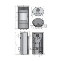 Kaminofen ORANIER Pori Aqua | Wasserführend -Heizungsanlagen Geschaft Kaminofen ORANIER Pori Aqua Wasserfuehrend 011402004 4 121566
