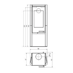 Kaminofen WAMSLER Myro 4 Kaminofen WAMSLER Myro -Heizungsanlagen Geschaft Kaminofen WAMSLER Myro 015501001 3 129617