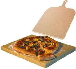 Pizzastein Aus Schamott Mit Pizzaschieber