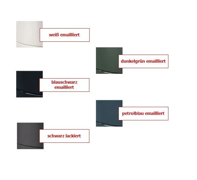 Kaminofen LEDA PEPPA tec Kaminofen LEDA PEPPA Tec -Heizungsanlagen Geschaft blauschwarz dunkelgruen petrolblau weiss schwarz emailliert schwarz lackiert 2 37758