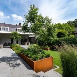 Pflanzkübel ADEZZ CARREZ Rechteckig | Aus Cortenstahl -Heizungsanlagen Geschaft blumenkasten adezz andes milieu 1 6 52322