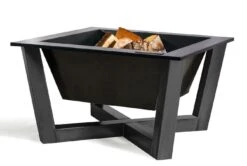 Feuerschale CookKing Brasil Aus Stahl | Eckig | Extra Tief | 70 X 70 Cm