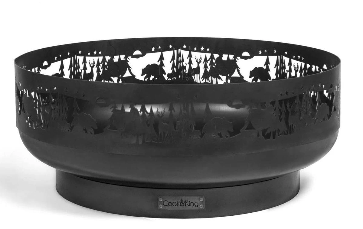 Feuerschale CookKing aus Stahl | rund | mit Laser Cut Motiv Feuerschale CookKing Aus Stahl | Rund | Mit Laser Cut Motiv -Heizungsanlagen Geschaft feuerschale cookking forest 1 3 26243