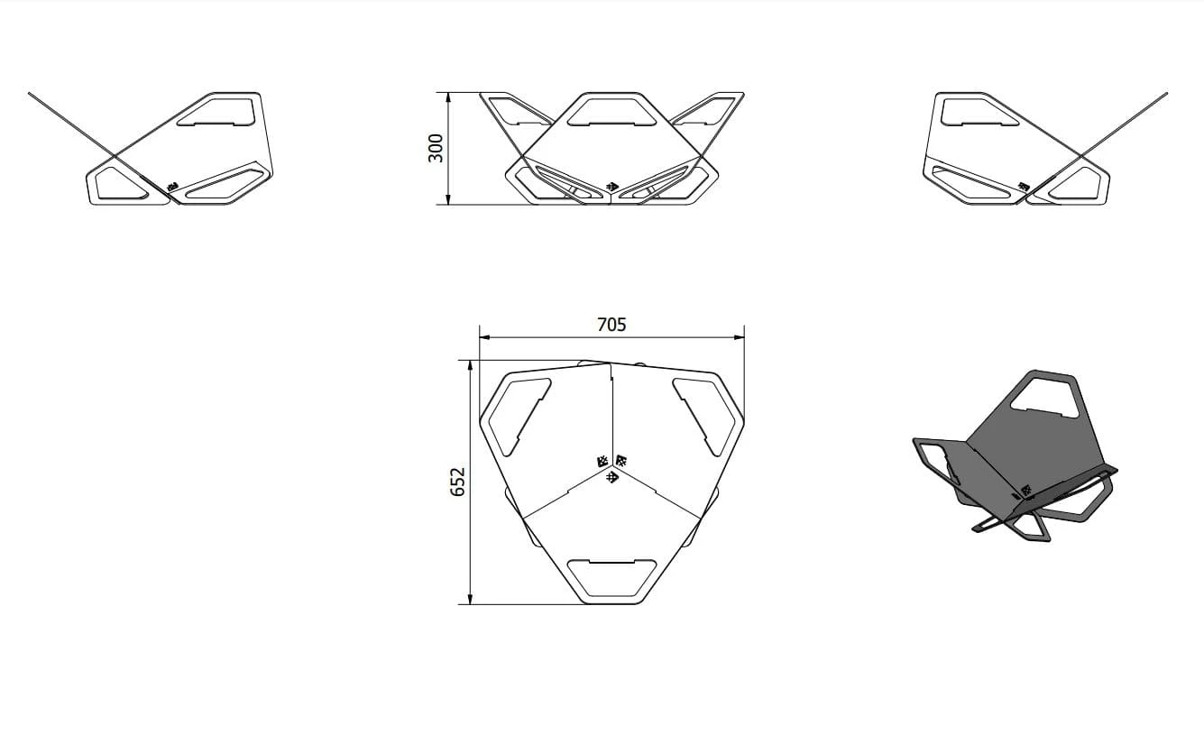 Feuerschale kratki PIT | Eckig | 71 x 65 cm (BxT) Feuerschale Kratki PIT | Eckig | 71 X 65 Cm (BxT) -Heizungsanlagen Geschaft feuerschale kratki pit abmessungen 6 84561