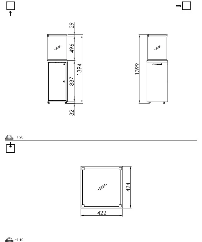 Gartenkamin Spartherm GRDN FUORA Q / M Gartenkamin Spartherm GRDN FUORA Q / M -Heizungsanlagen Geschaft gartenkamin fuora q abmessungen 2 6749