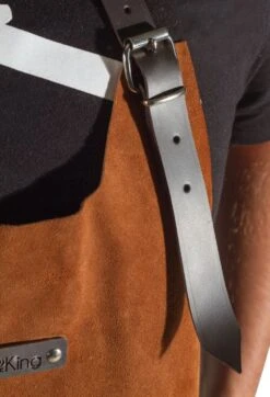 Grillschürze CookKing Aus Leder | Braun -Heizungsanlagen Geschaft grillschuerze cookking detail 1 3 22430