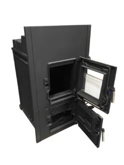 Kachelofeneinsatz LEDA Rubin K18