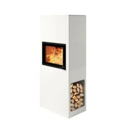 Kaminbausatz Nordpeis Stockholm High IR | Gerade Scheibe