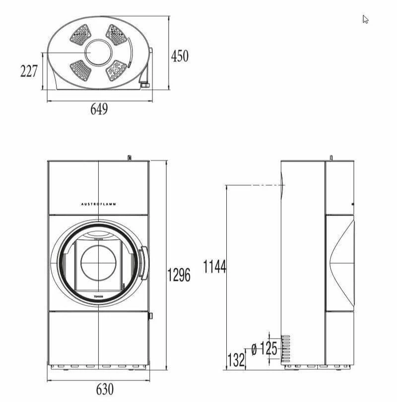 Kaminofen Austroflamm Clou Xtra Kaminofen Austroflamm Clou Xtra -Heizungsanlagen Geschaft kaminofen austroflamm clou xtra abmessungenjpg 2 6123