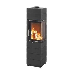 Kaminofen LEDA CORNA ES -Heizungsanlagen Geschaft kaminofen leda corna es hoch schwarz 3 45419