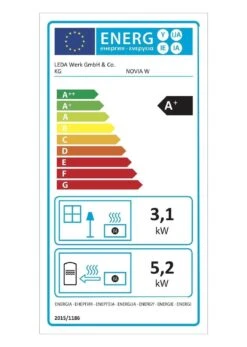 Kaminofen LEDA NOVIA W Wasserführend 4 Kaminofen LEDA NOVIA W Wasserführend -Heizungsanlagen Geschaft kaminofen leda novia w energielabeljpg 3 8787
