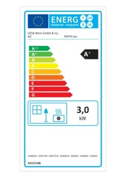 Kaminofen LEDA PEPPA Tec 5 Kaminofen LEDA PEPPA Tec -Heizungsanlagen Geschaft kaminofen leda peppa tec energielabel 4 37740