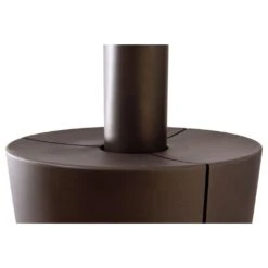 Kaminofen LEDA VISPA 8 Kaminofen LEDA VISPA -Heizungsanlagen Geschaft kaminofen leda vispa braun detail 1