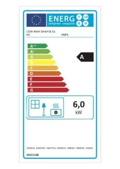 Kaminofen LEDA VISPA 4 Kaminofen LEDA VISPA -Heizungsanlagen Geschaft kaminofen leda vispa energielabeljpg 3 7007