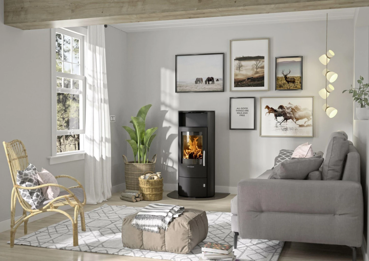 Kaminofen ORANIER Polar Eck Kaminofen ORANIER Polar Eck -Heizungsanlagen Geschaft kaminofen oranier polar 7 2 0 schwarz milieu1 5 12825