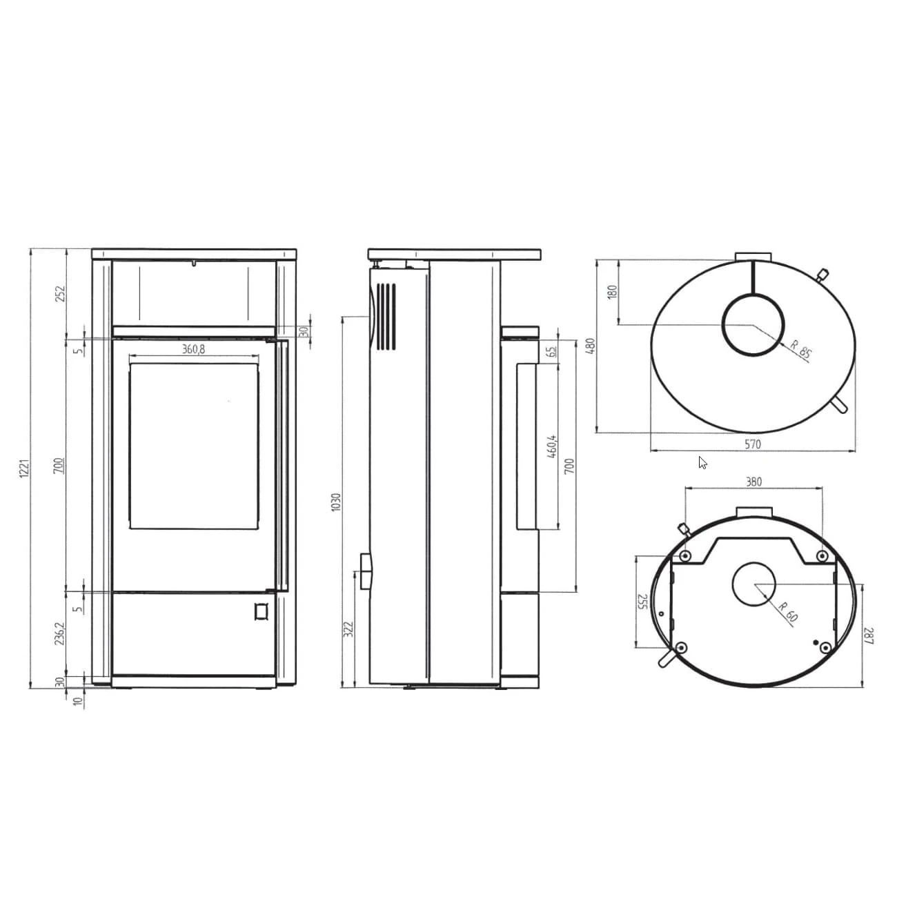 Kaminofen ORANIER Polar Neo 6 Kaminofen ORANIER Polar Neo 6 -Heizungsanlagen Geschaft kaminofen oranier polar neo 6 abmessungen 5 103622