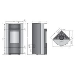 Kaminofen ORANIER Polar Neo Eck 6 Kaminofen ORANIER Polar Neo Eck -Heizungsanlagen Geschaft kaminofen oranier polar neo eck w abmessungen 5 102270