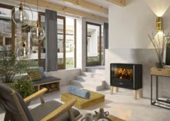 Kaminofen ORANIER Ziva 7 Kaminofen ORANIER Ziva -Heizungsanlagen Geschaft kaminofen oranier ziva mit holzfuessen milieu 6 109593