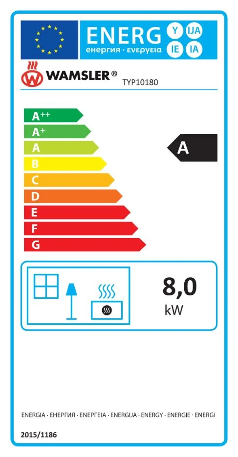 Kaminofen WAMSLER Orpheus mit Warmhaltefach Kaminofen WAMSLER Orpheus Mit Warmhaltefach -Heizungsanlagen Geschaft kaminofen wamsler orpheus mit warmhaltefach energielabeljpg 4 130905
