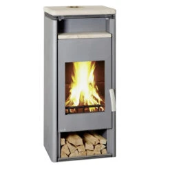 Kaminofen WAMSLER Orpheus Mit Warmhaltefach