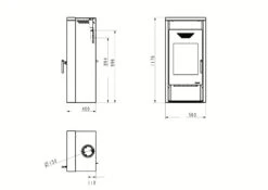Kaminofen WAMSLER Yara -Heizungsanlagen Geschaft kaminofen wamsler yara abmessungenjpg 3 137985