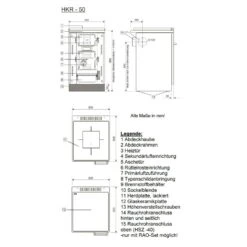 Küchenofen BARTZ HKR 50/60 -Heizungsanlagen Geschaft kuechenofen bartz hkr 50 60 abmessungenjpg 3 147258