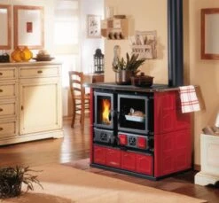 Küchenofen LA NORDICA Rosa 5.0 Maiolica 8 Küchenofen LA NORDICA Rosa 5.0 Maiolica -Heizungsanlagen Geschaft kuechenofen lanordica rosa maiolica bordeaux milieu 7 25865