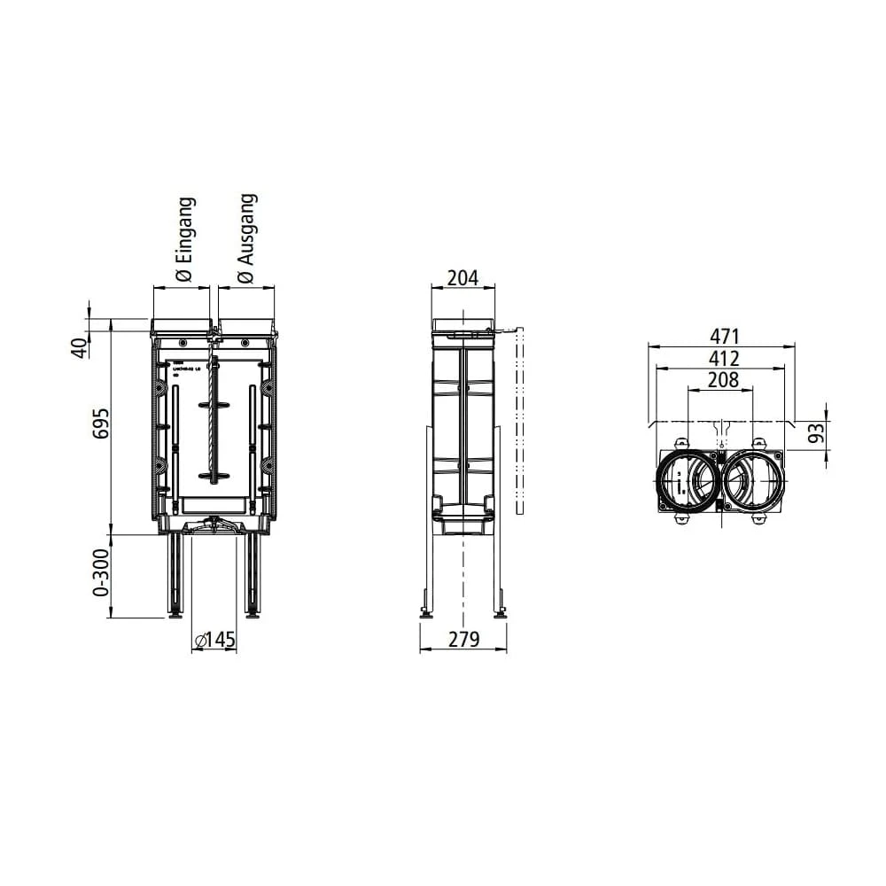 Nachheizkasten LEDA LHK | Guss Nachheizkasten LEDA LHK | Guss -Heizungsanlagen Geschaft nachheizkasten leda lhk 695 abmessungen 5 52774