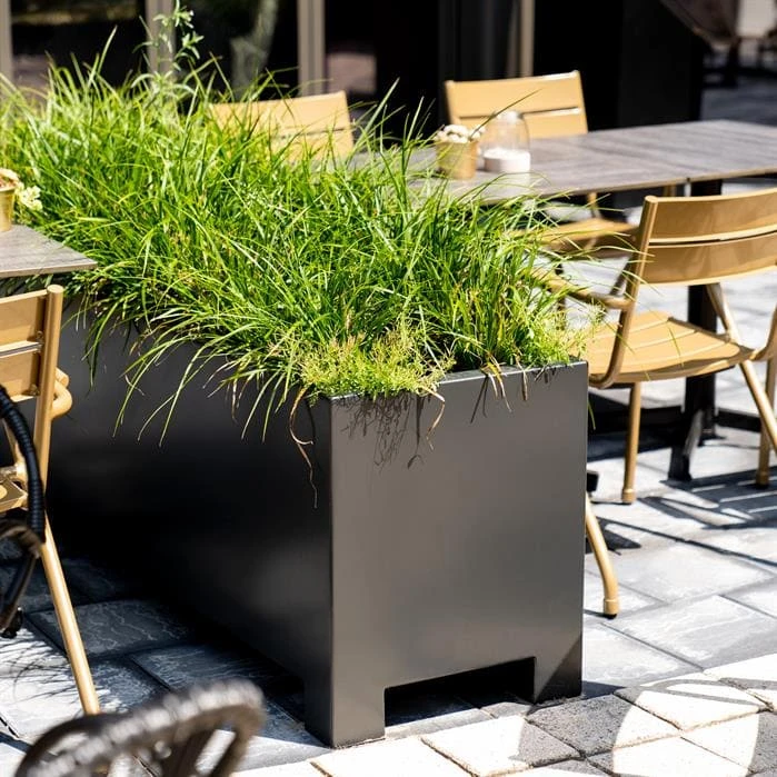 Pflanzkübel ADEZZ CARREZ mit Füßen | eckig | aus Aluminium Pflanzkübel ADEZZ CARREZ Mit Füßen | Eckig | Aus Aluminium -Heizungsanlagen Geschaft pflanzkuebel adezz carrez mit fuessen schwarzgrau milieu 6 109935