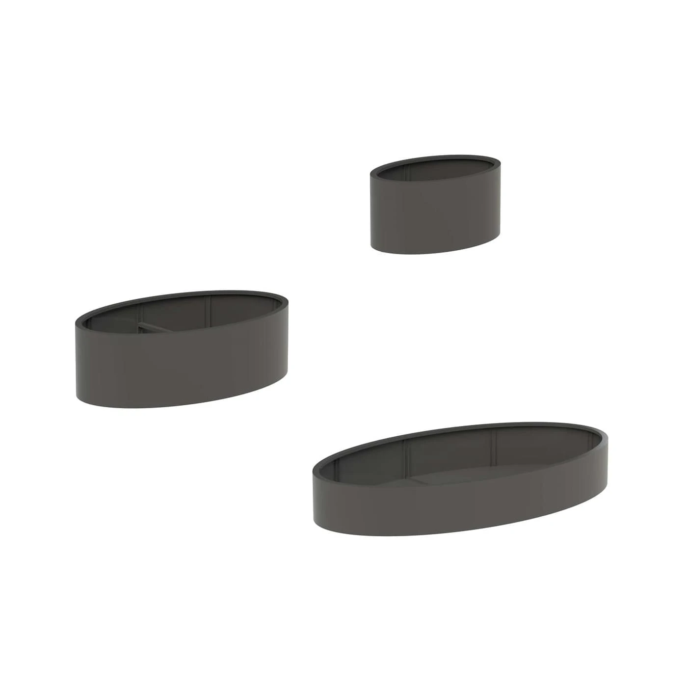 Pflanzkübel ADEZZ Ellipse oval | aus Aluminium Pflanzkübel ADEZZ Ellipse Oval | Aus Aluminium -Heizungsanlagen Geschaft pflanzkuebel adezz ellipse aluminium schwarzgrau gruppe 1 72238