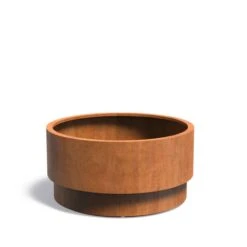 Pflanzkübel ADEZZ EXTEND Rund | Aus Cortenstahl -Heizungsanlagen Geschaft pflanzkuebel adezz extend cortenstahl 120x60 4 100731