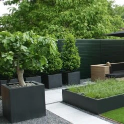 Pflanzkübel ADEZZ CARREZ Rechteckig | Aus Aluminium -Heizungsanlagen Geschaft pflanzkuebel adezz florida milieu 2 5 64804