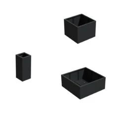 Pflanzkübel ADEZZ CARREZ Quadratisch | Aus Aluminium