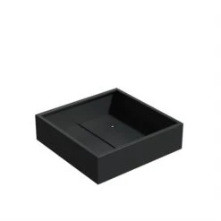 Pflanzkübel ADEZZ CARREZ Quadratisch | Aus Aluminium -Heizungsanlagen Geschaft pflanzkuebel adezz florida schwarzgrau 140x140x40 4 73948