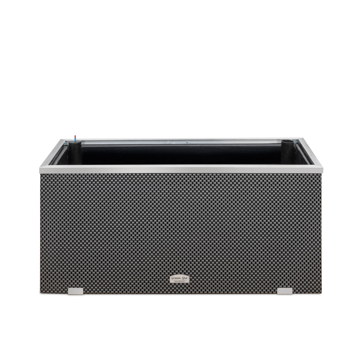 Pflanzkübel Rattan-Art Green Spa | eckig | aus Polyrattan | Mit Bewässerungssystem Pflanzkübel Rattan-Art Green Spa | Eckig | Aus Polyrattan | Mit Bewässerungssystem -Heizungsanlagen Geschaft pflanzkuebel rattan art mit bewaesserung 125x39x34 anthrazit 1jpg 2 133603