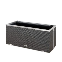 Pflanzkübel Rattan-Art Green Spa | Eckig | Aus Polyrattan | Mit Bewässerungssystem