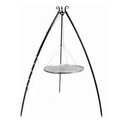 Schwenkgrill CookKing Tripod Aus Stahl / Edelstahl | Höhe 200 Cm
