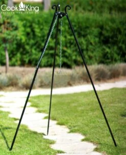 Schwenkgrill CookKing Tripod Aus Stahl / Edelstahl | Höhe 180 Cm -Heizungsanlagen Geschaft schwenkgrill cookking tripod 180 milieu 3 20393