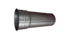 Wandfutter Doppelwandig | Blank | Länge 40 Cm