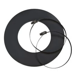 Wandrosette CB-tec Schwarz Ø 125 Mm | Schwarz